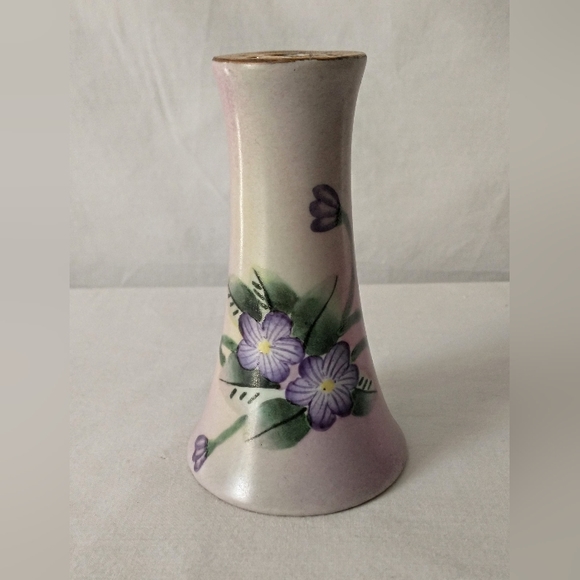 Antique Hand Painted Porcelain Gold Gilded Hat Pin Holder - PRISTINE - Picture 11 of 14